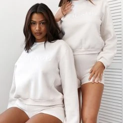 Lounge Underwear Essential Jumper - Cream 7 Lounge Underwear Essential Jumper - Cream