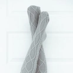 Lounge Underwear Knee-High Cosy Knitted Socks - Grey Schlaf 8 Lounge Underwear Knee-High Cosy Knitted Socks - Grey Schlaf