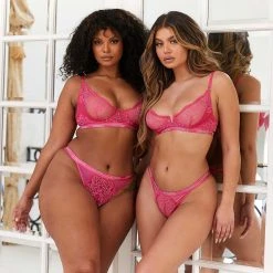 Lounge Underwear Sustainable Royal Balcony Bra (Set) - Hot Pink Bügel-BH Sets
