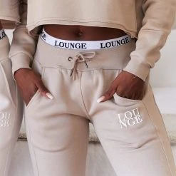 Lounge Underwear Jogger Und Hose Fitted Joggers - Mink
