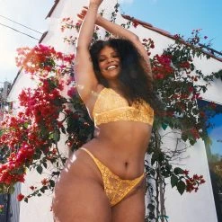 Lounge Underwear BH Ohne Bügel Sets Lace Triangle Bra (Set) - Mustard 19 Lounge Underwear BH Ohne Bügel Sets Lace Triangle Bra (Set) - Mustard