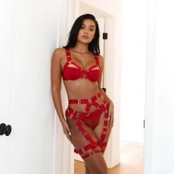 Lounge Underwear Storm Intimates Bra (Set) - Red