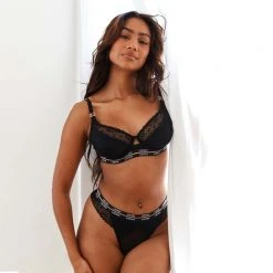 Lounge Underwear Vogue Balcony Bra (Set) - Black 18 Lounge Underwear Vogue Balcony Bra (Set) - Black