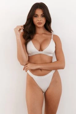 Lounge Underwear Bamboo Triangle Bra (Set) - All Cream BH Ohne Bügel Sets